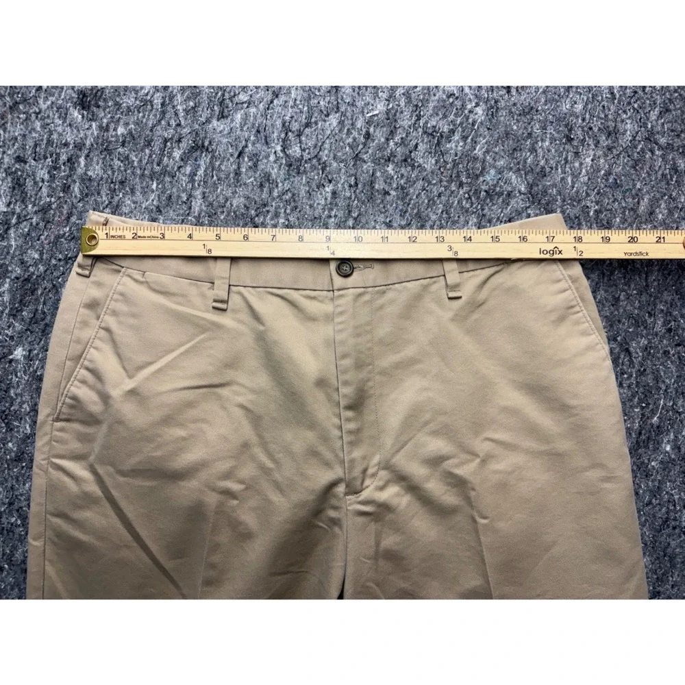 Dockers D3 Classic Fit Khaki Pants Mens 36x29 Tan Flat Front Chino Trousers